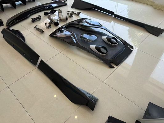 McLaren 540c 570s 570gt Karbon Fiber Body Kit 540c 570s 570gt 600LT stili ön ve arka tampon spoiler kaputu