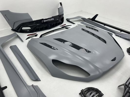 Aston Martin DB11 Karbon Fiber Body Kit DB11 Mansory tarzı ön ve arka tampon yan etek koruyucu kaptan spoiler