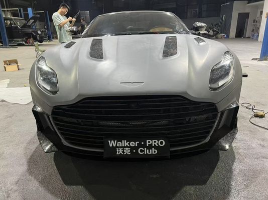 Aston Martin DB11 Karbon Fiber Body Kit DB11 Mansory tarzı ön ve arka tampon yan etek koruyucu kaptan spoiler