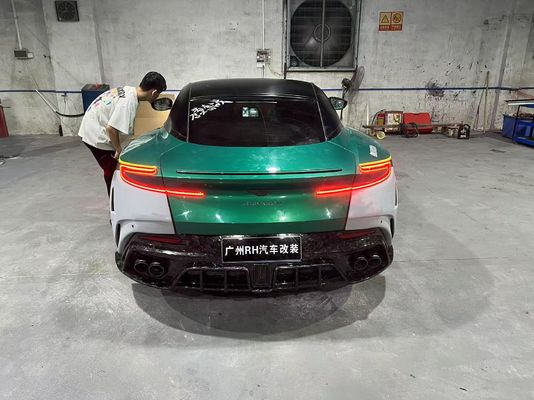 Aston Martin DB11 Karbon Fiber Body Kit DB11 Mansory tarzı ön ve arka tampon yan etek koruyucu kaptan spoiler