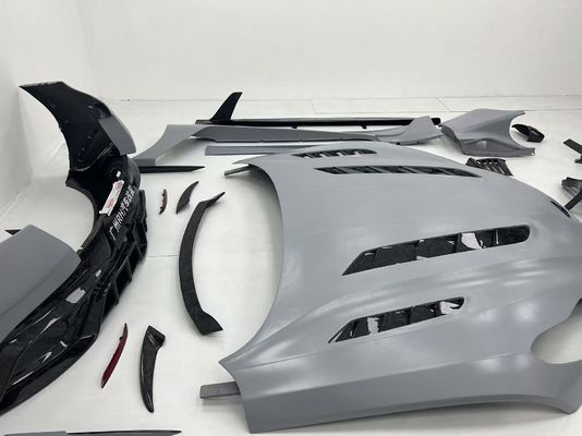 Aston Martin DB11 Karbon Fiber Body Kit DB11 Mansory tarzı ön ve arka tampon yan etek koruyucu kaptan spoiler
