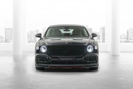 Bentley Flying Spur Karbon lif gövde Kiti Flying Spur yükseltmeleri MANSORY tarzı ön dudak difüzörü Spoiler kaputu gövde kiti