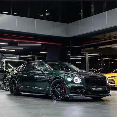 Bentley Flying Spur Karbon lif gövde Kiti Flying Spur yükseltmeleri MANSORY tarzı ön dudak difüzörü Spoiler kaputu gövde kiti
