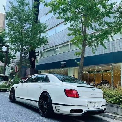 Bentley Flying Spur Karbon lif gövde Kiti Flying Spur yükseltmeleri MANSORY tarzı ön dudak difüzörü Spoiler kaputu gövde kiti