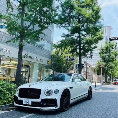 Bentley Flying Spur Karbon lif gövde Kiti Flying Spur yükseltmeleri MANSORY tarzı ön dudak difüzörü Spoiler kaputu gövde kiti
