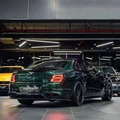 Bentley Flying Spur Karbon lif gövde Kiti Flying Spur yükseltmeleri MANSORY tarzı ön dudak difüzörü Spoiler kaputu gövde kiti