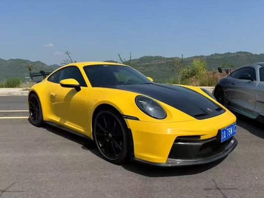 Porsche 992 Karbon fiber gövde Kit 992 GT3 tarzı ön ve arka tampon yan etek spoiler kaputu