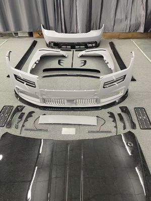 Rolls-Royce Ghost Karbon fiber gövde Kit hayalet mansory tarzı ön ve arka tampon spoilerler kaptan koruyucular