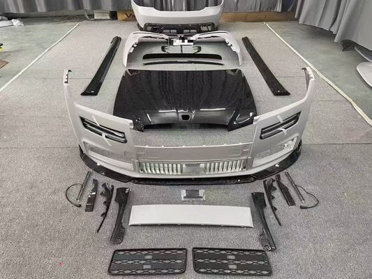 Rolls-Royce Ghost Karbon fiber gövde Kit hayalet mansory tarzı ön ve arka tampon spoilerler kaptan koruyucular