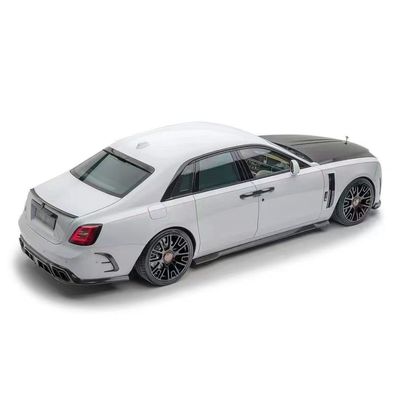 Rolls-Royce Ghost Karbon fiber gövde Kit hayalet mansory tarzı ön ve arka tampon spoilerler kaptan koruyucular
