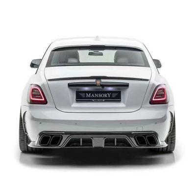 Rolls-Royce Ghost Karbon fiber gövde Kit hayalet mansory tarzı ön ve arka tampon spoilerler kaptan koruyucular