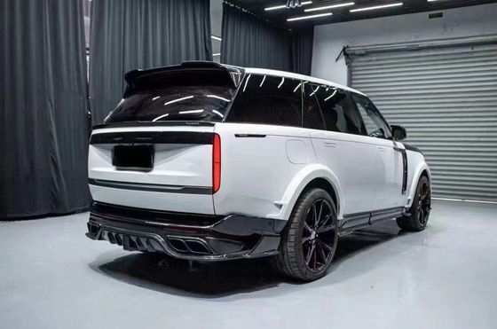 Land Rover Range Rover Karbon fiber Body Kit Range Rover Yükseltilmiş Mansory tarzı ön dudak difüzörü Kaputan spoiler tekerlek kemer kenar eteği