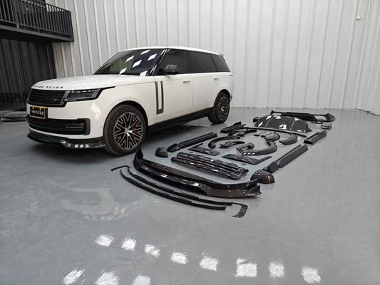 Land Rover Range Rover Karbon fiber Body Kit Range Rover Yükseltilmiş Mansory tarzı ön dudak difüzörü Kaputan spoiler tekerlek kemer kenar eteği