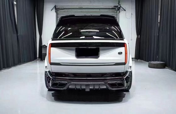 Land Rover Range Rover Karbon fiber Body Kit Range Rover Yükseltilmiş Mansory tarzı ön dudak difüzörü Kaputan spoiler tekerlek kemer kenar eteği