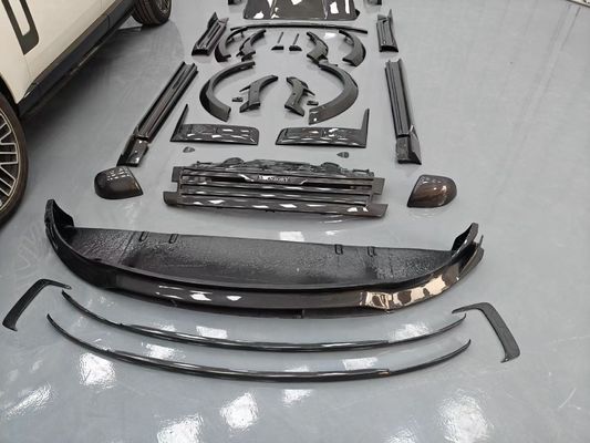 Land Rover Range Rover Karbon fiber Body Kit Range Rover Yükseltilmiş Mansory tarzı ön dudak difüzörü Kaputan spoiler tekerlek kemer kenar eteği