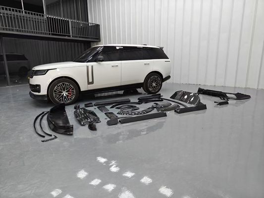 Land Rover Range Rover Karbon fiber Body Kit Range Rover Yükseltilmiş Mansory tarzı ön dudak difüzörü Kaputan spoiler tekerlek kemer kenar eteği