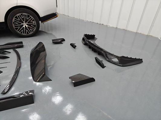 Land Rover Range Rover Karbon fiber Body Kit Range Rover Yükseltilmiş Mansory tarzı ön dudak difüzörü Kaputan spoiler tekerlek kemer kenar eteği