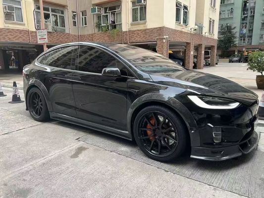 Tesla model X Karbon Fiber Body Kit model X Karbon fiber ön dudak difüzörü Spoiler kapak tekerleği yay geniş vücut kiti