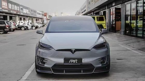 Tesla model X Karbon Fiber Body Kit model X Karbon fiber ön dudak difüzörü Spoiler kapak tekerleği yay geniş vücut kiti