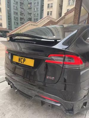 Tesla model X Karbon Fiber Body Kit model X Karbon fiber ön dudak difüzörü Spoiler kapak tekerleği yay geniş vücut kiti