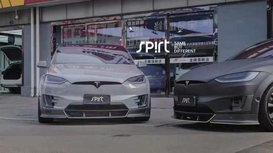 Tesla model X Karbon Fiber Body Kit model X Karbon fiber ön dudak difüzörü Spoiler kapak tekerleği yay geniş vücut kiti
