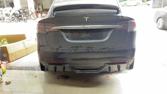 Tesla model X Karbon Fiber Body Kit model X Karbon fiber ön dudak difüzörü Spoiler kapak tekerleği yay geniş vücut kiti