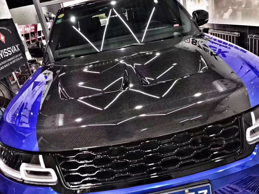 Yeni Ürün Range Rover Sport için Karbon Elyaf Kaputu Range Rover Sport SVR Stil Kaputu için