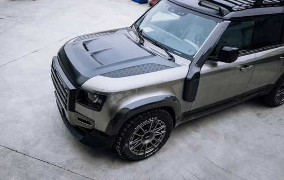 Land Rover Defender için Karbon Elyaf Kapak Karbon Elyaf Malzemesi Defender Yükseltilmiş SVR Stil Kapak