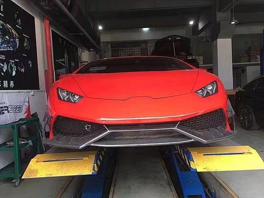 Lamborghini LP580 LP610 Karbon Fiber Body Kit LP580 LP610 Gelişmiş MSY Tarzı Ön Dudak Diffuser Spoiler Side Skirt