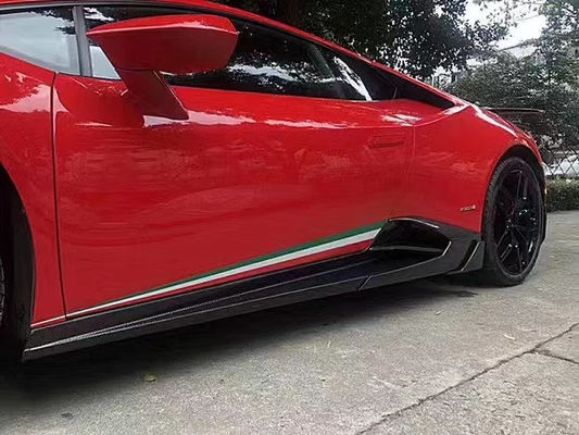 Lamborghini LP580 LP610 Karbon Fiber Body Kit LP580 LP610 Gelişmiş MSY Tarzı Ön Dudak Diffuser Spoiler Side Skirt