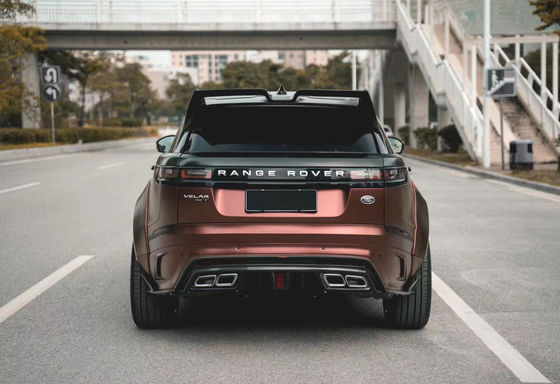 Land Rover için Velar Karbon Fiber Body Kit Velar LM tarzı Ön ve Arka Bump Spoiler Widebody Kit