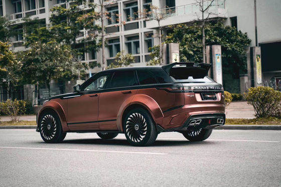 Land Rover için Velar Karbon Fiber Body Kit Velar LM tarzı Ön ve Arka Bump Spoiler Widebody Kit