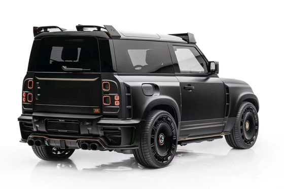 Land Rover Defender için Karbon Fiber Body Kit Defender MSY tarzı Ön Dudak Diffuser Spoiler Karbon Fiber Widebody Kit