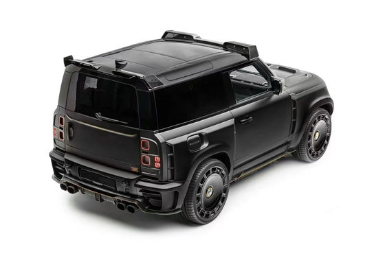 Land Rover Defender için Karbon Fiber Body Kit Defender MSY tarzı Ön Dudak Diffuser Spoiler Karbon Fiber Widebody Kit