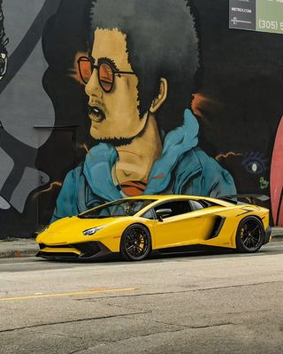 Lamborghini Aventador LP700 Karbon Fiber Bodies Kit Aventador 740SV'ye yükseltilmiş Ön ve Arka Tampon Spoilers