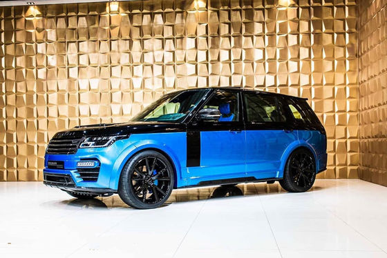 Siyah Range Rover Bodykits 240mm Karbon Fiber geniş vücut kiti 2019-