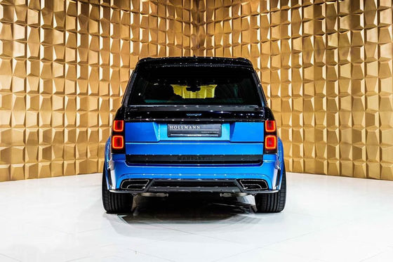 Siyah Range Rover Bodykits 240mm Karbon Fiber geniş vücut kiti 2019-