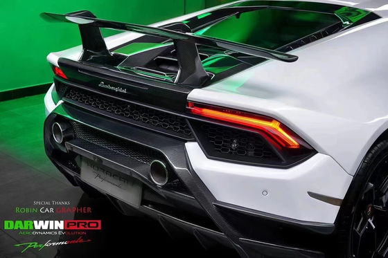 Lamborghini LP580 LP610 Karbon Fiber Bodies Kit LP580 LP610 Upgraded LP640 tarzı Ön ve Arka Bumper Spoiler Hood
