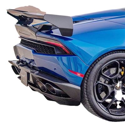 Lamborghini LP580 LP610 Karbon Fiber Body Kit LP580 LP610 VORS Tarzı Yükseltilmiş Karbon Fiber Spoiler Wing