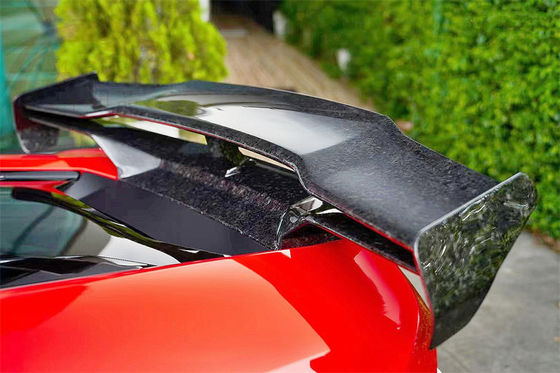 Lamborghini LP580 LP610 Karbon Fiber Body Kit LP580 LP610 VORS Tarzı Yükseltilmiş Karbon Fiber Spoiler Wing