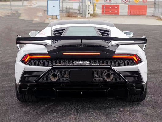 Lamborghini LP580 LP610 Karbon Fiber Body Kit LP580 LP610 VORS Tarzı Yükseltilmiş Karbon Fiber Spoiler Wing