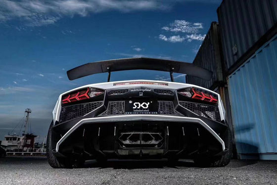Lamborghini Aventador LP700 Karbon Fiber Body Kit LP700 LB tarzı Side Skirt Spoiler Wheel Arch