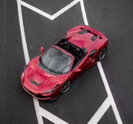 Yenilikçi Tarzı Karbon Fiber Bodies Kit Ferrari F8 Karbon Fiber Bodies Kit Ön Kürek Arka Diffuser Spoiler