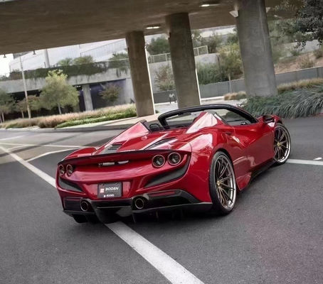 Yenilikçi Tarzı Karbon Fiber Bodies Kit Ferrari F8 Karbon Fiber Bodies Kit Ön Kürek Arka Diffuser Spoiler
