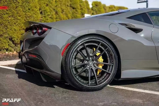 Yenilikçi Tarzı Karbon Fiber Bodies Kit Ferrari F8 Karbon Fiber Bodies Kit Ön Kürek Arka Diffuser Spoiler