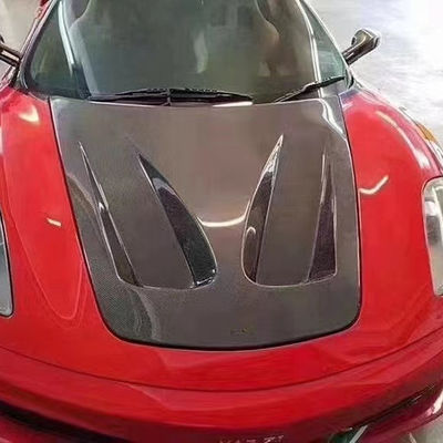 Ferrari F430 için Yüksek Kaliteli Karbon Elyafı Karbon Elyafı Motor Kapak Kapak Kapak F430 Motor Kapak