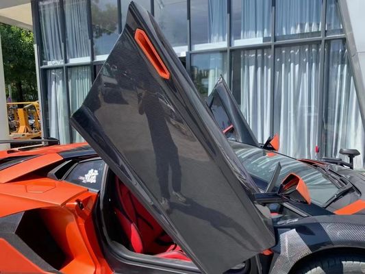 Lamborghini Aventador LP700 Karbon Fiber Kapı Panelleri için Aventador SVJ Stili Karbon Fiber Kapı Panelleri