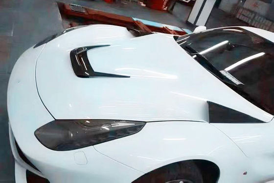 Ferrari F12 için Yüksek Kalite Karbon Elyafı Karbon Elyaf Kapak Dekorasyonu F12 Karbon Elyafı Motor Bölmesi Tuyere Küçük Parça