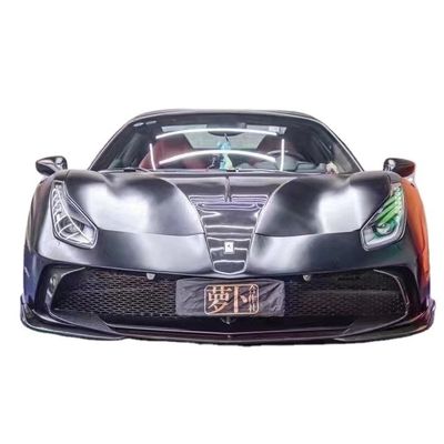Ferrari 488 için Otomatik Parçalar 488 Yükseltilmiş MSY Tarzı Ön ve Arka Tampon Spoiler Karbon Fiber Body Kit