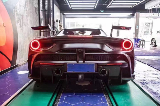 Ferrari 488 için Otomatik Parçalar 488 Yükseltilmiş MSY Tarzı Ön ve Arka Tampon Spoiler Karbon Fiber Body Kit